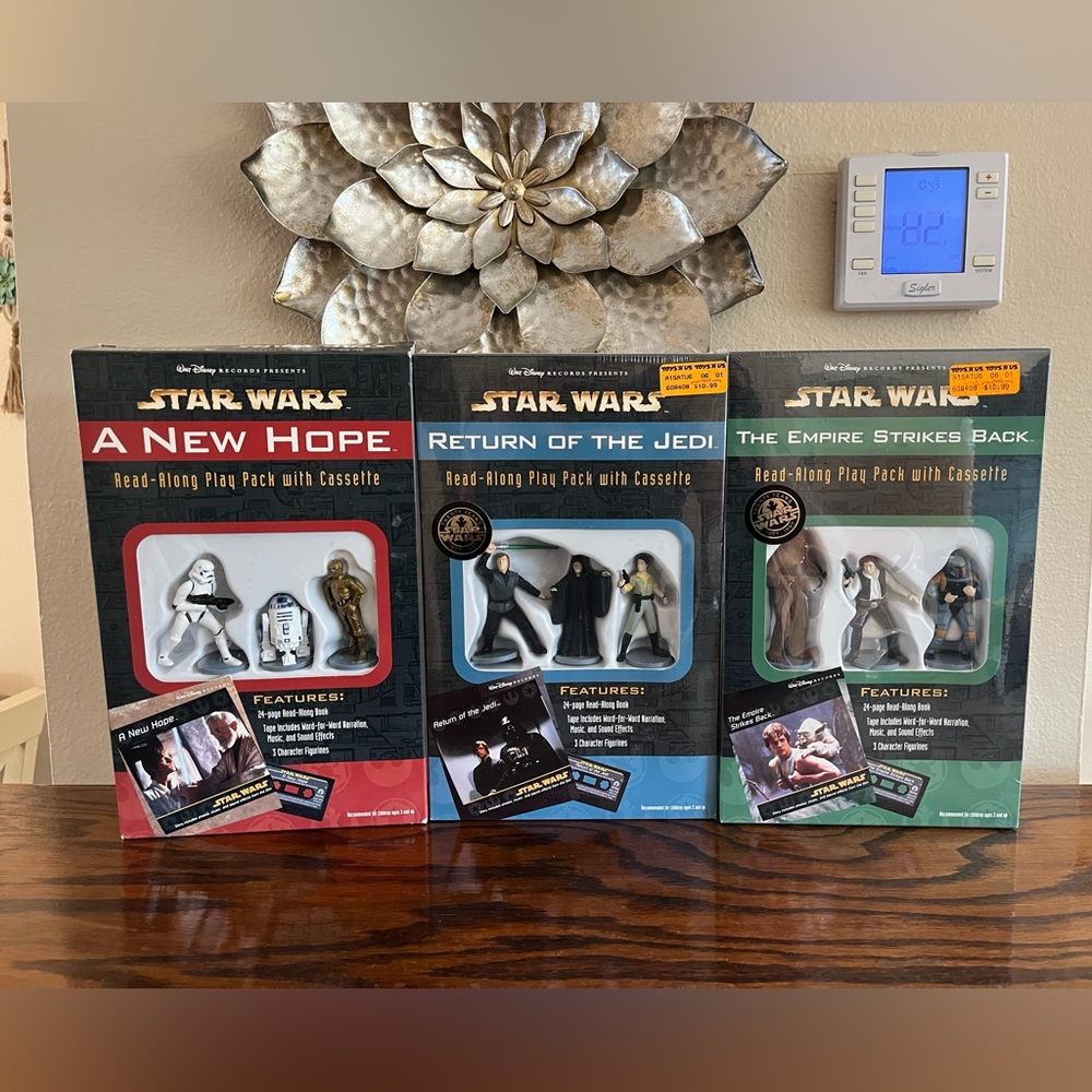 Vintage Star Wars Read Along Play Packs